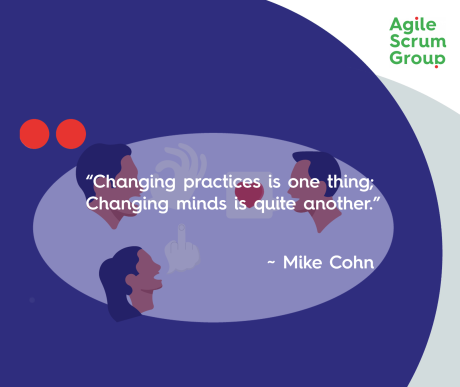 Agile quote changing practices