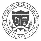 Certificaat van Council for Six Sigma