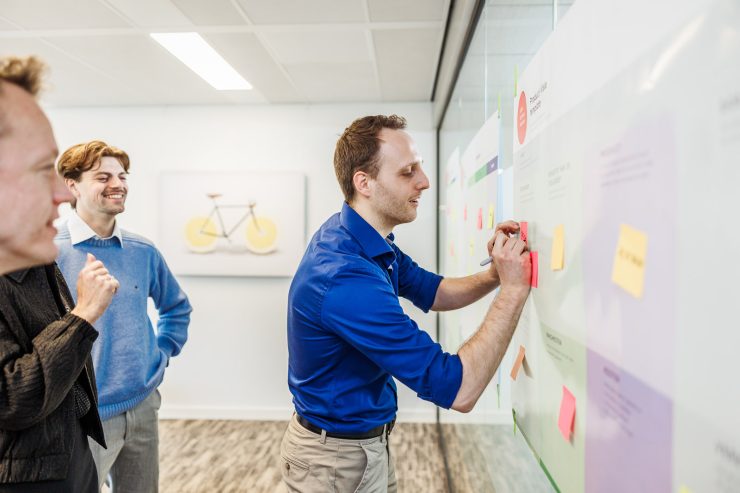 Design thinking training Agile Scrum Group foto trainees