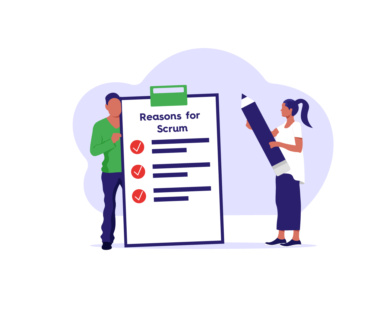 Scrum project management methode