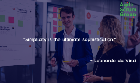 Agile quote Simplicity is the ultimate sophistication.