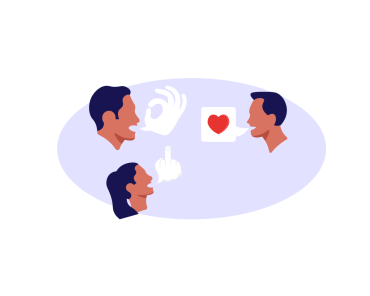 Stakeholders feedback vragen? Afbeelding van mensen die feedback geven